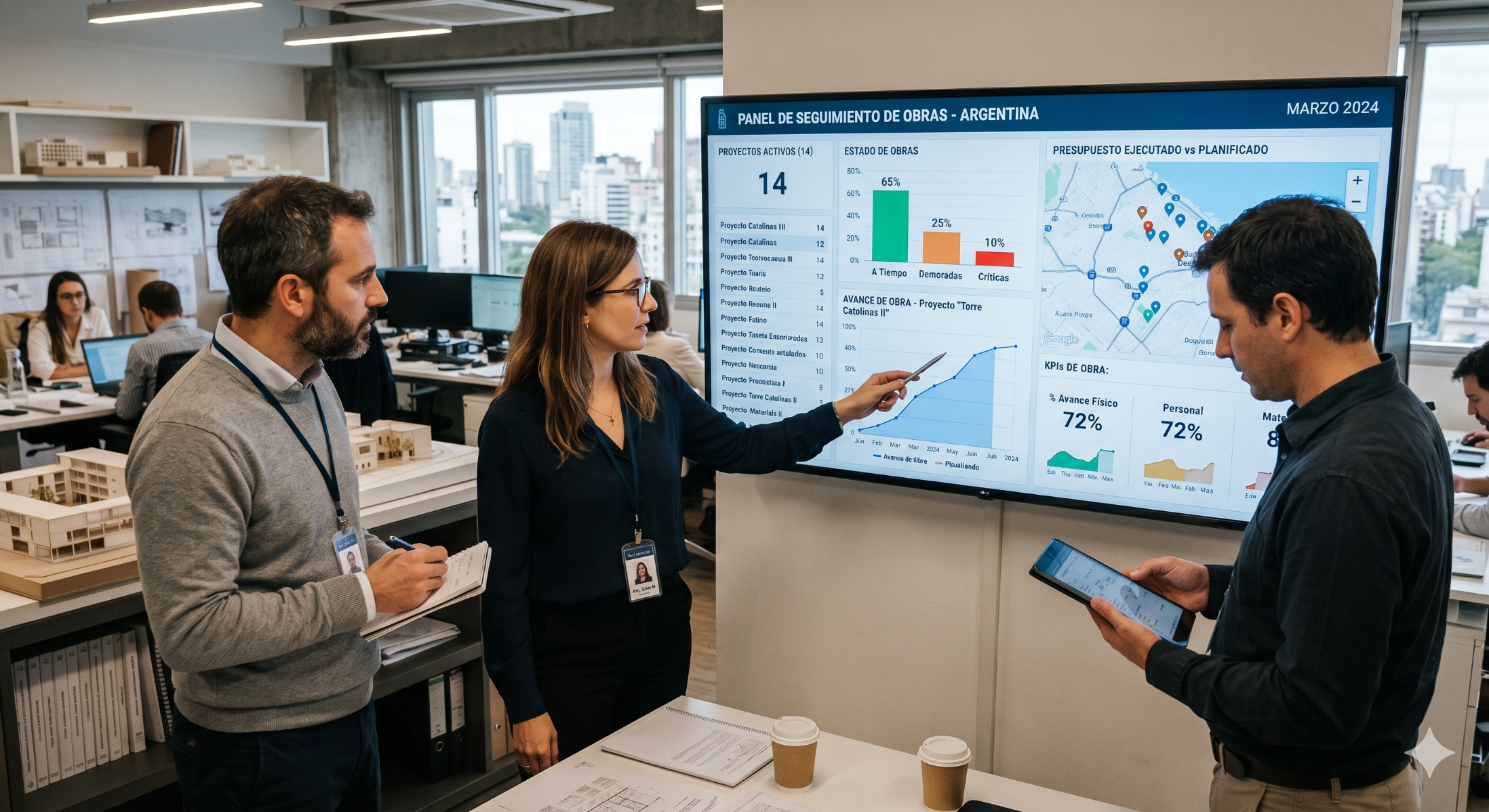Dashboard de control de gestión y KPIs